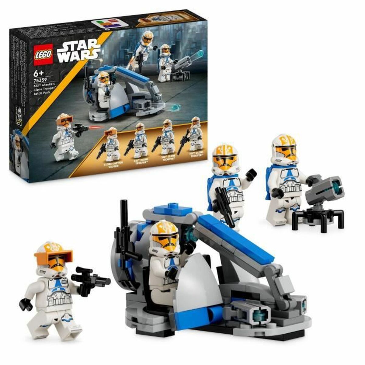 Playset Lego Star Wars Ahsoka’s Clone Trooper 332nd Battle Pack 108 Kusy - Hračky a Hry Bábiky Postavičky