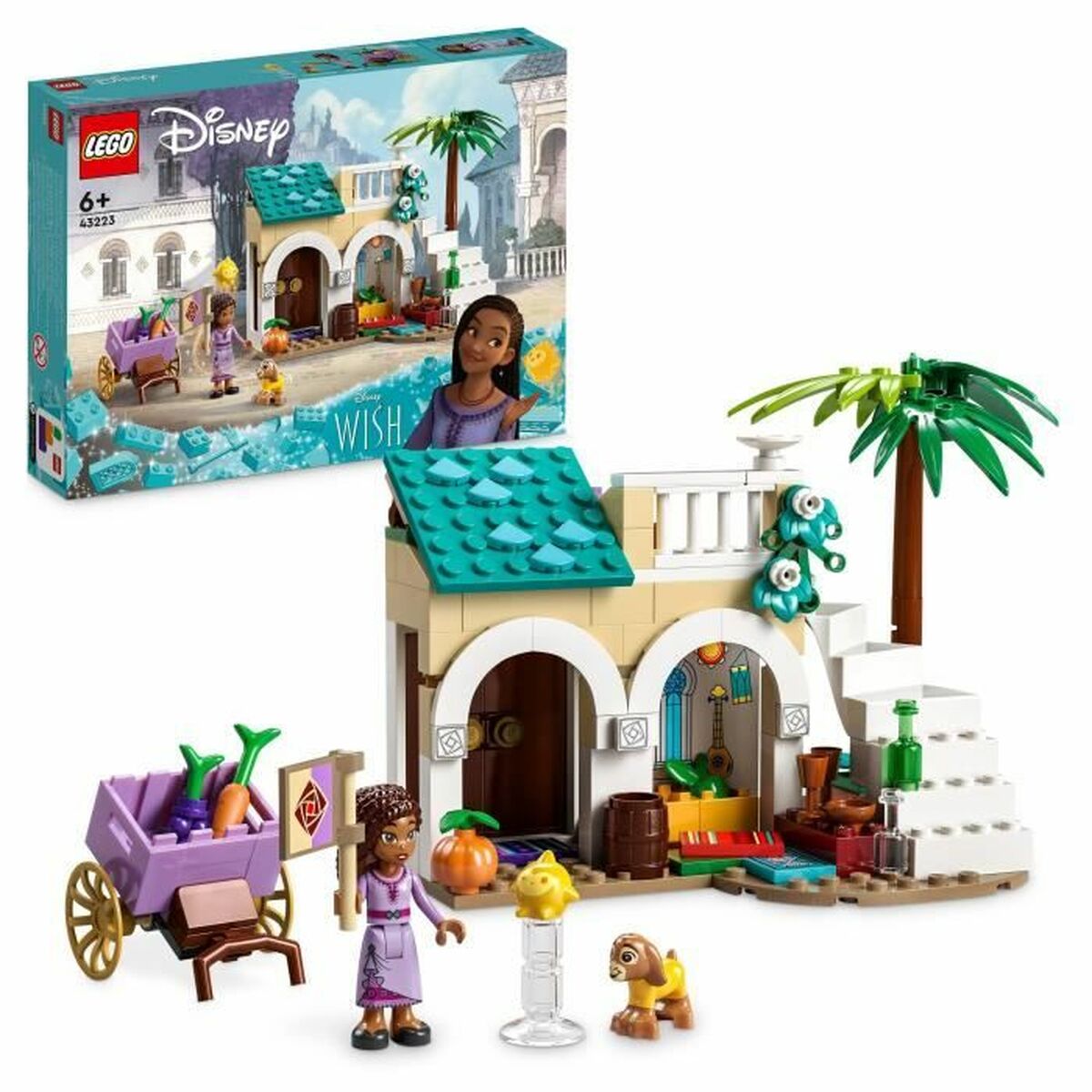 Playset Lego Disney Wish Asha In Rosas Town 154 Kusy - Hračky a Hry Bábiky Postavičky