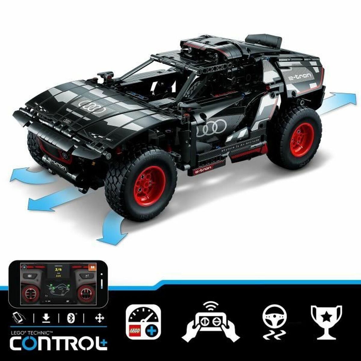 Hracia Sada Dopravných Prostriedkov Lego Technic Audi 42160 Viacfarebná - Hračky a Hry Vozidlá