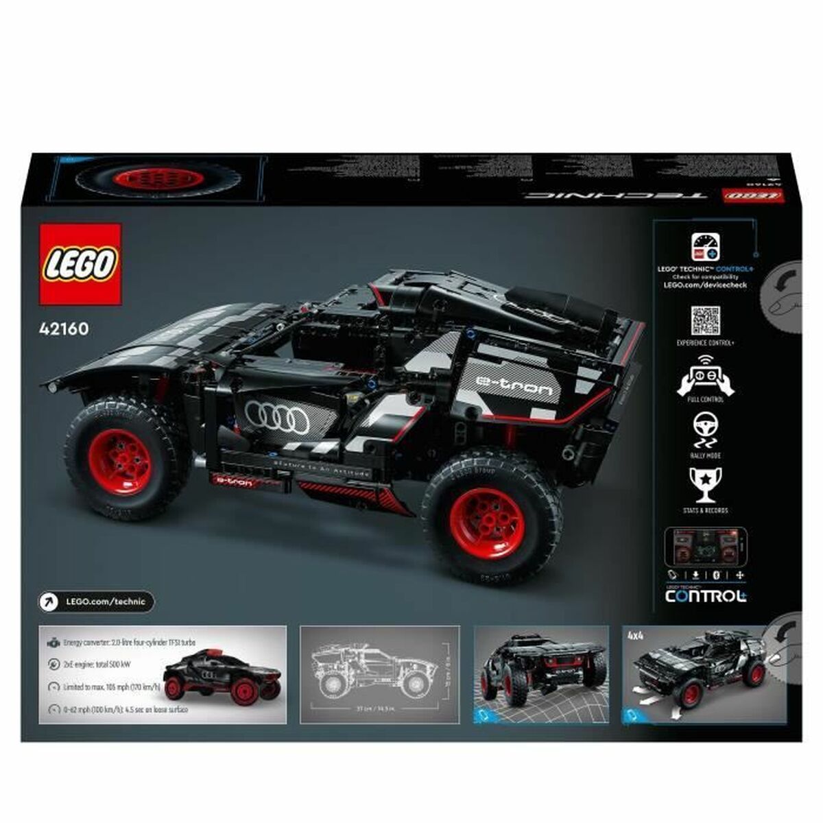 Hracia Sada Dopravných Prostriedkov Lego Technic Audi 42160 Viacfarebná - Hračky a Hry Vozidlá