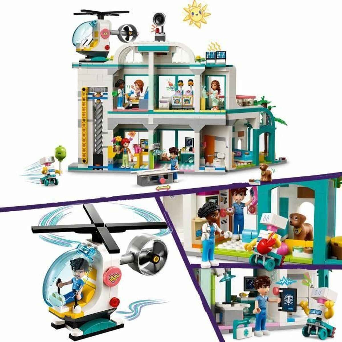 Playset Lego Heartlake City Hospital - Hračky a Hry Bábiky Postavičky