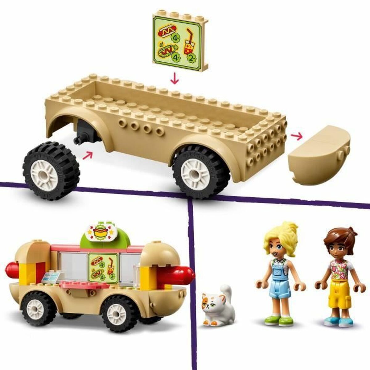 Playset Lego Hot Dog Truck - Hračky a Hry Bábiky Postavičky