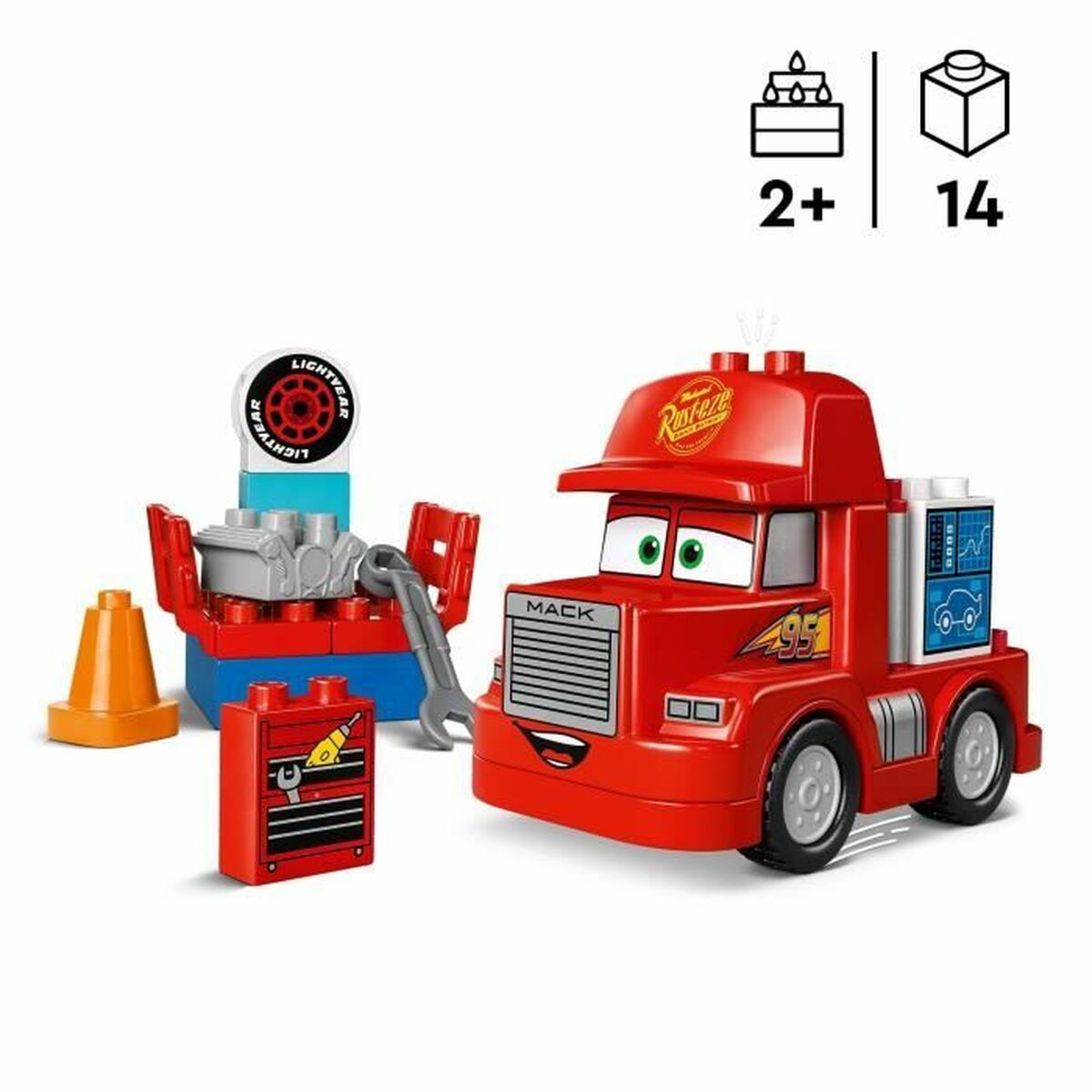 Stavebná Hra Lego Duplo Disney And Pixar Cars Mack Race Viacfarebná - Hračky a Hry