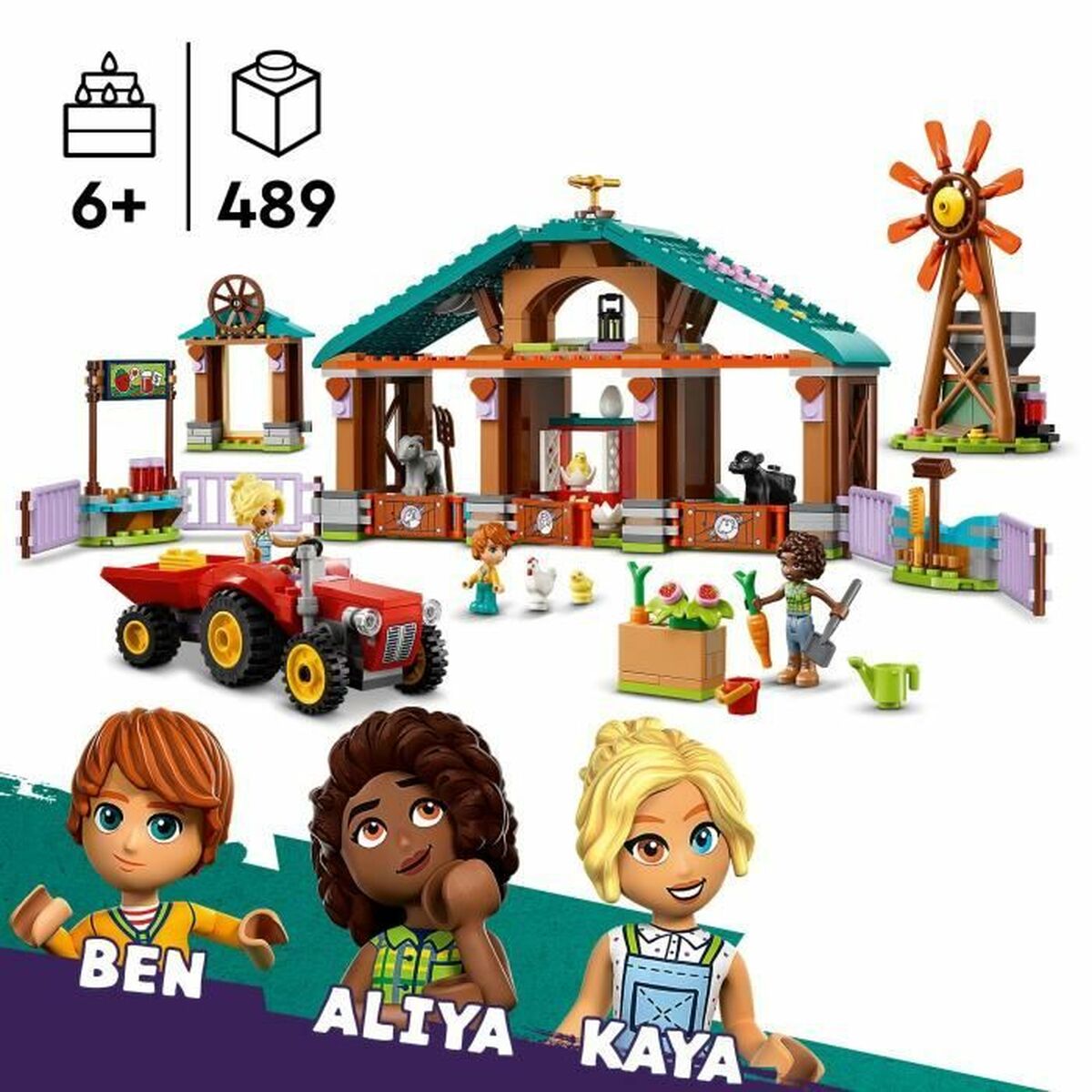 Playset Lego Friends Farm Animal Shelter - Hračky a Hry Bábiky Postavičky