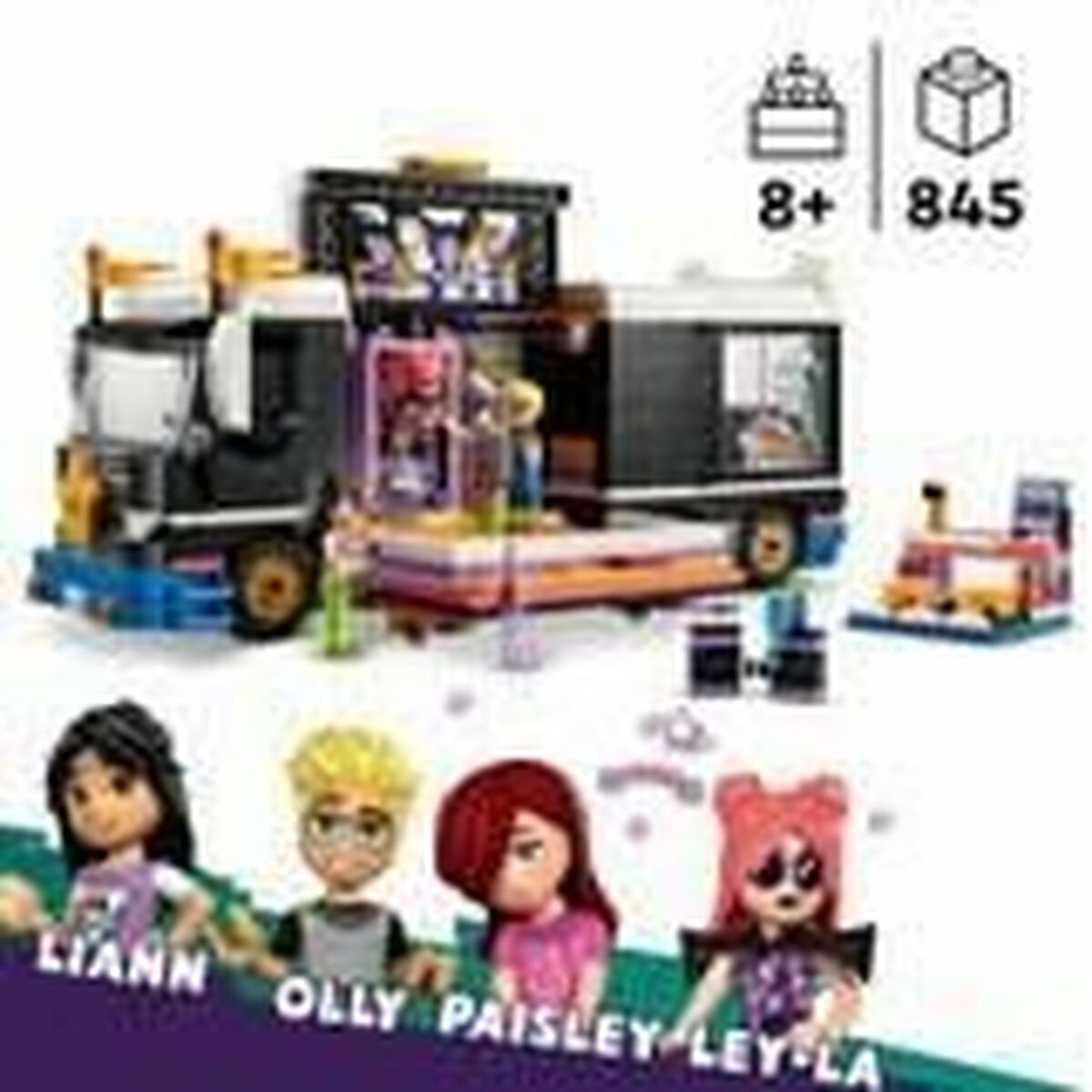 Playset Lego Friends Pop Star Tourbus - Hračky a Hry Bábiky Postavičky