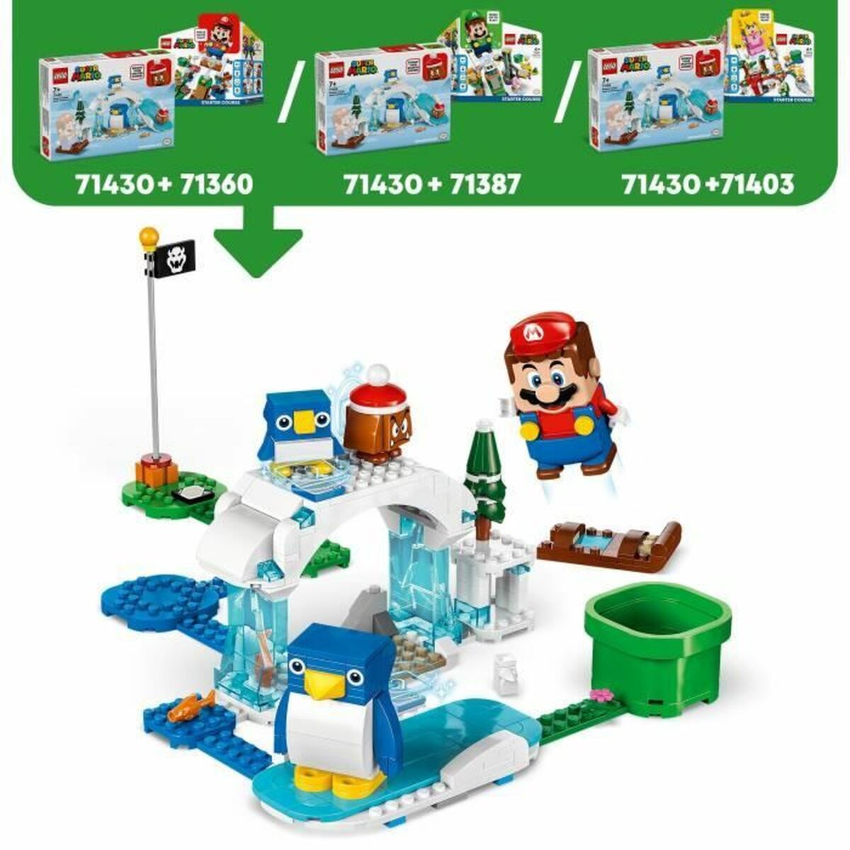 Playset Lego Expansion Set: Pengui Family Snow Adventure - Hračky a Hry Bábiky Postavičky