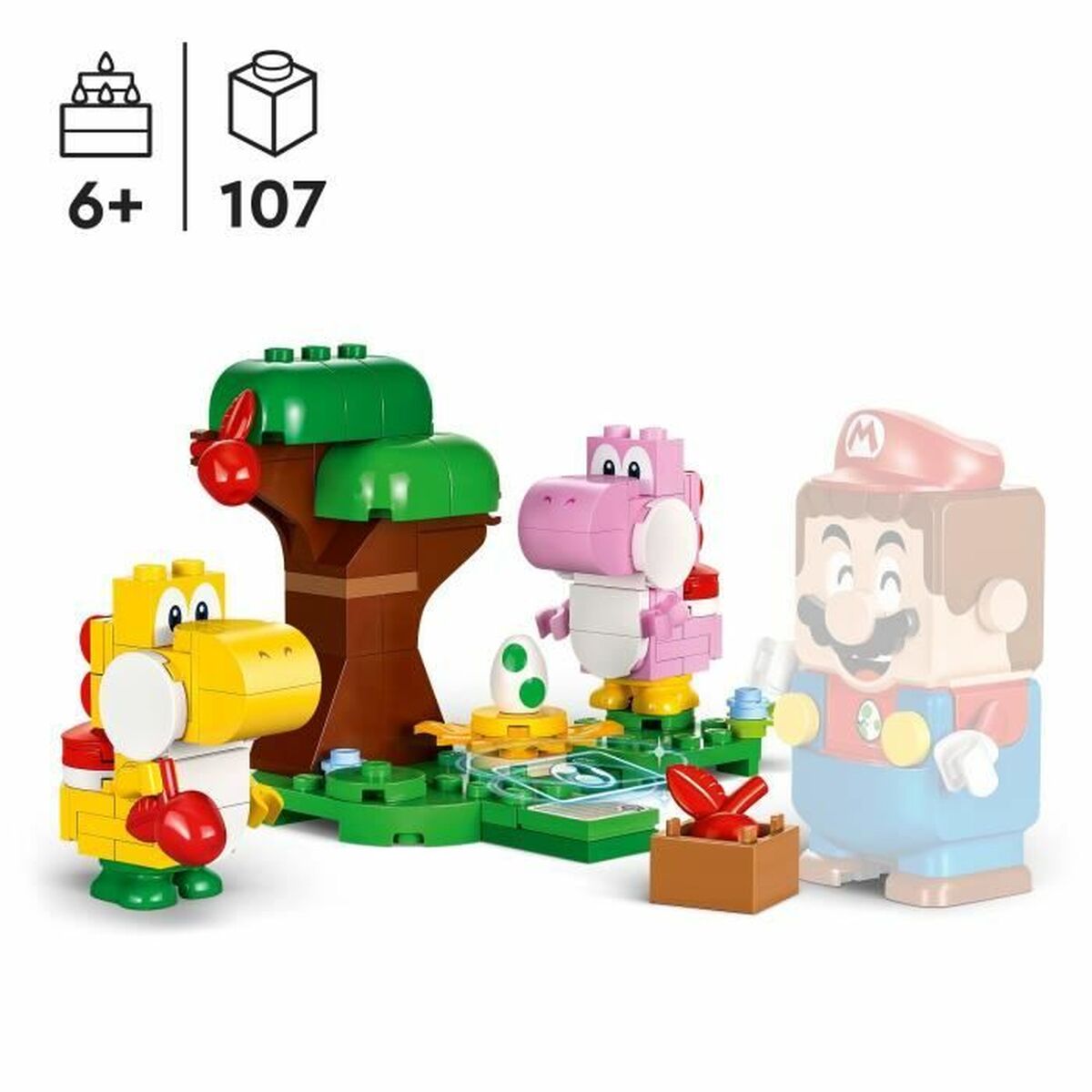 Playset Lego Expansion Set: Yoshi’s Egg In The Forest - Hračky a Hry Bábiky Postavičky