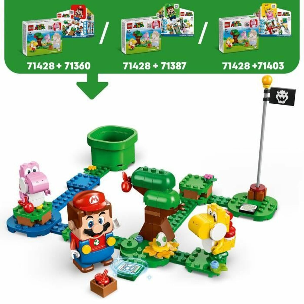 Playset Lego Expansion Set: Yoshi’s Egg In The Forest - Hračky a Hry Bábiky Postavičky