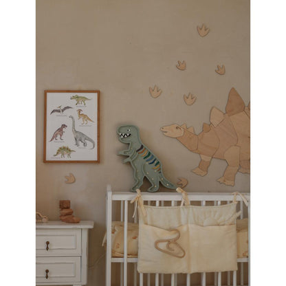 Dinosaurus Stegosaurus - Drevená Nástenná Dekorácia Veľkosť s - 60cmx94cm - Wall Decoration - Cutitnow