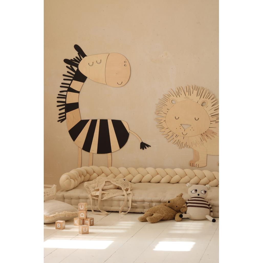 Levia - Drevená Nástenná Dekorácia v Safari štýle Xl Veľkosť - 79cmx91cm - Wall Decoration - Cutitnow