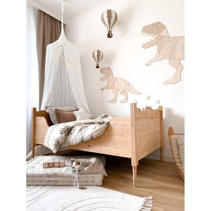 Dinosaurus T-rex Tyranosaurus - Drevená Nástenná Dekorácia Xl Veľkosť - 135cmx170cm - Wall Decoration - Cutitnow