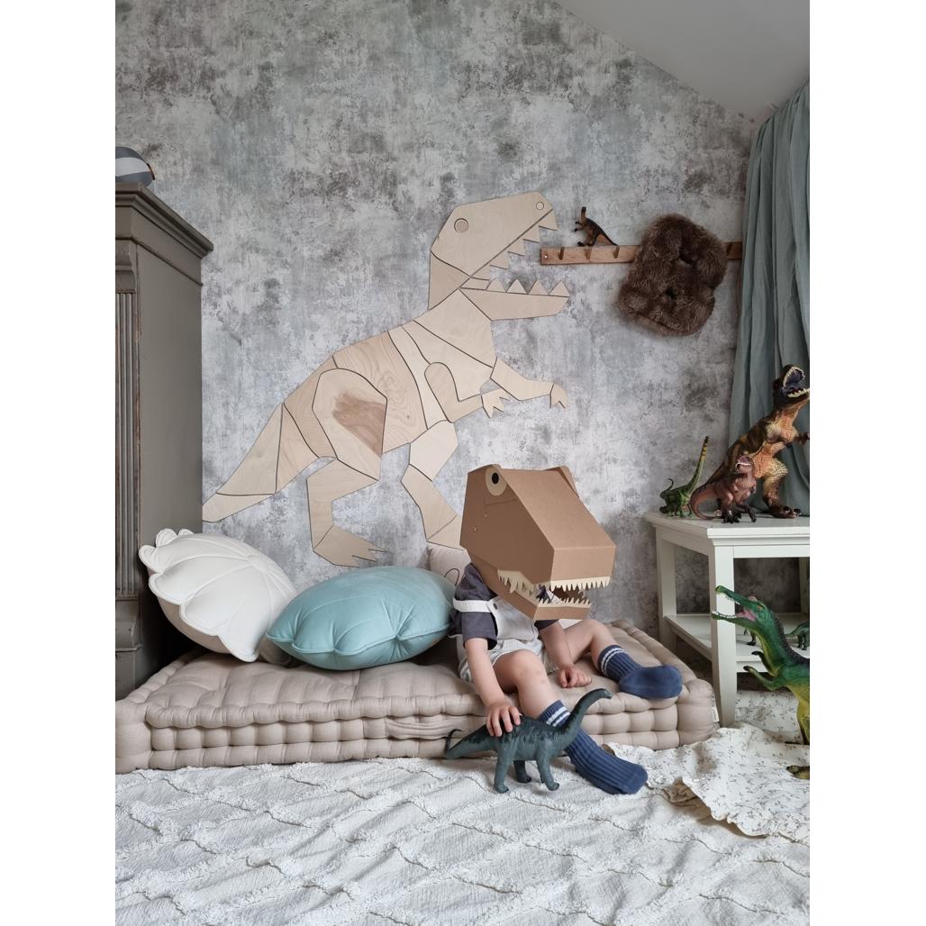 Dinosaurus T-rex Tyranosaurus - Drevená Nástenná Dekorácia Veľkosť s - 67cmx85cm - Wall Decoration - Cutitnow