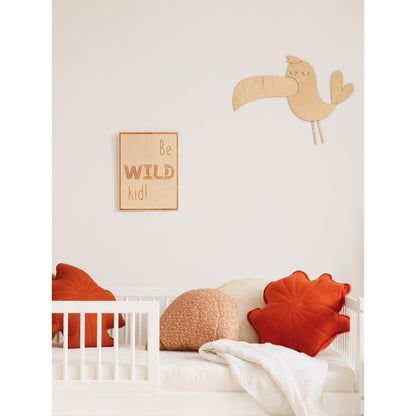 Tukan - Drevená Nástenná Dekorácia v Safari štýle Veľkosť s - 40cmx52cm - Wall Decoration - Cutitnow