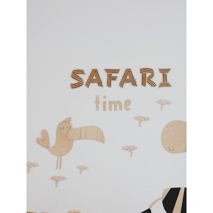 Tukan - Drevená Nástenná Dekorácia v Safari štýle Veľkosť s - 40cmx52cm - Wall Decoration - Cutitnow