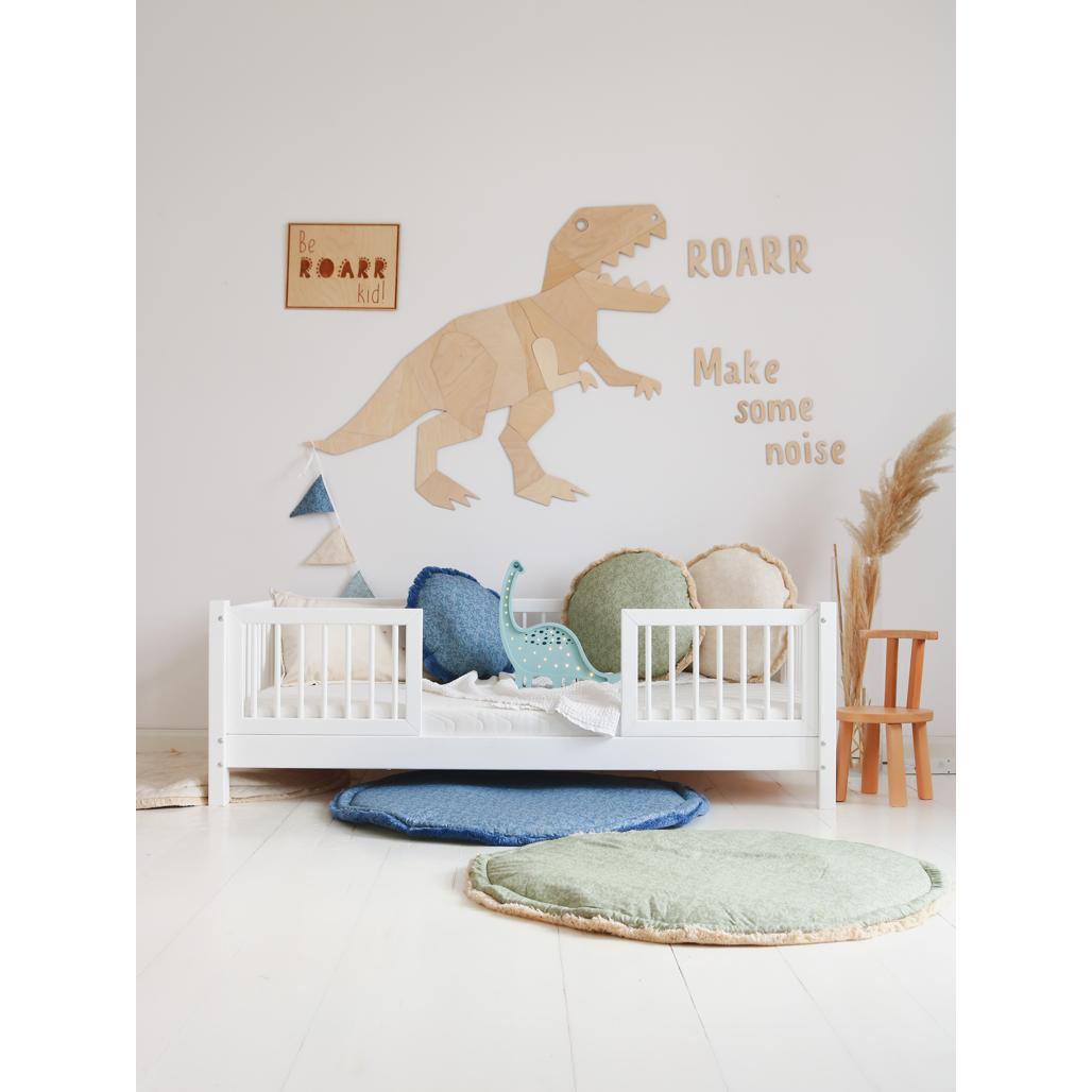 Drevená Nástenná Tabuľa: Urobte Nejaký Hluk Roarr - 140cmx15cm - Wall Decoration - Cutitnow