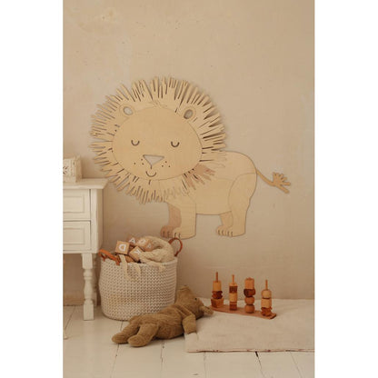 Levia - Drevená Nástenná Dekorácia v Safari štýle Xl Veľkosť - 79cmx91cm - Wall Decoration - Cutitnow