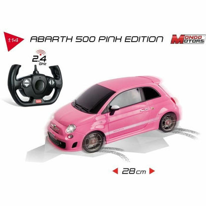 Auto na Diaľkové Ovládanie Mondo Fiat 500 Abarth Ružová 1:14 - Hračky a Hry Vozidlá