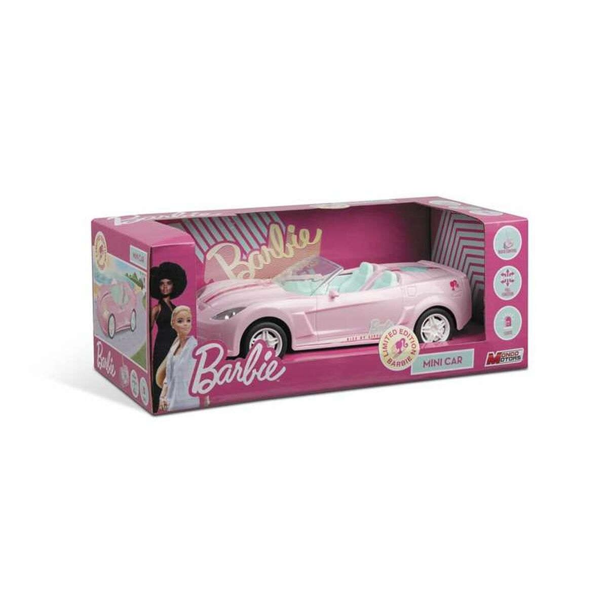 Auto na Diaľkové Ovládanie Barbie Mini 22 x 10 7 Cm - Hračky a Hry Vozidlá