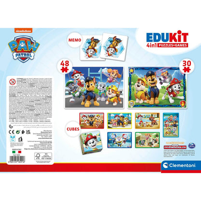 Sada 4 Puzzle The Paw Patrol Clementoni Edukit - Hračky a Hry Puzzle Hlavolamy