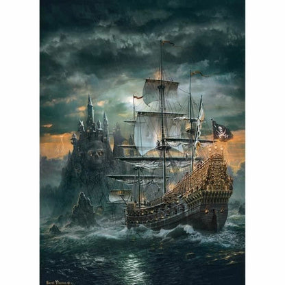 Puzzle Clementoni The Pirate Ship 31682.3 59 x 84 Cm 1500 Kusy - Hračky a Hry Hlavolamy