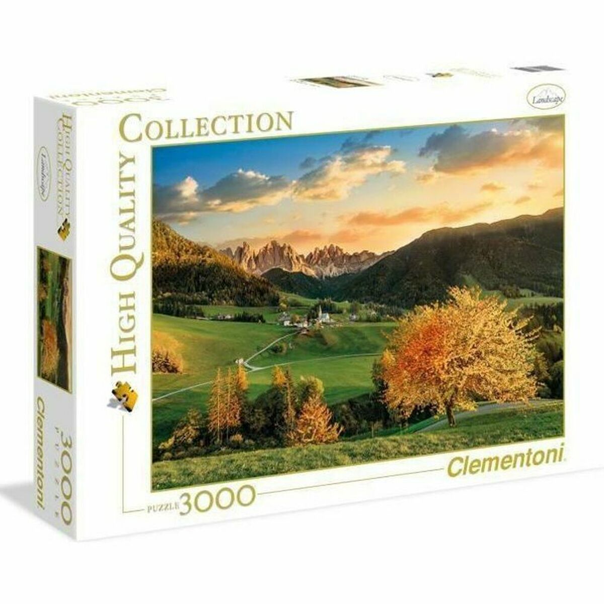 Puzzle Clementoni Les Alpes 33545 118,4 x 84,3 Cm 3000 Kusy - Hračky a Hry Hlavolamy