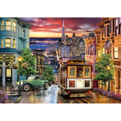 Puzzle Clementoni 33547 San Francisco - Usa 3000 Kusy - Hračky a Hry Hlavolamy