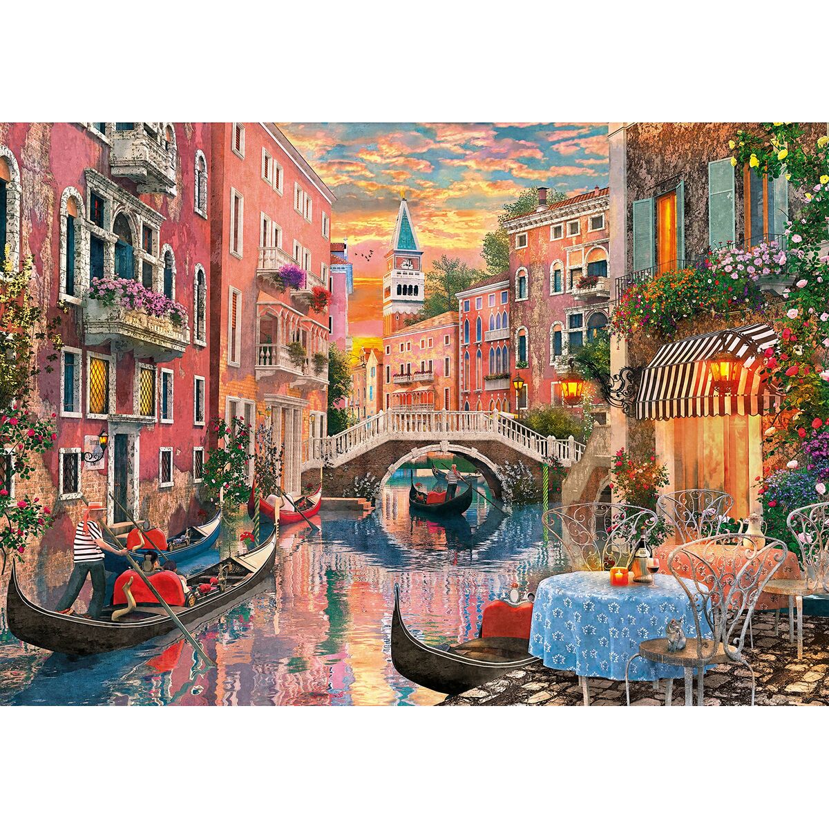 Puzzle Clementoni Venice Evening Sunset (6000 Kusy) - Hračky a Hry Hlavolamy