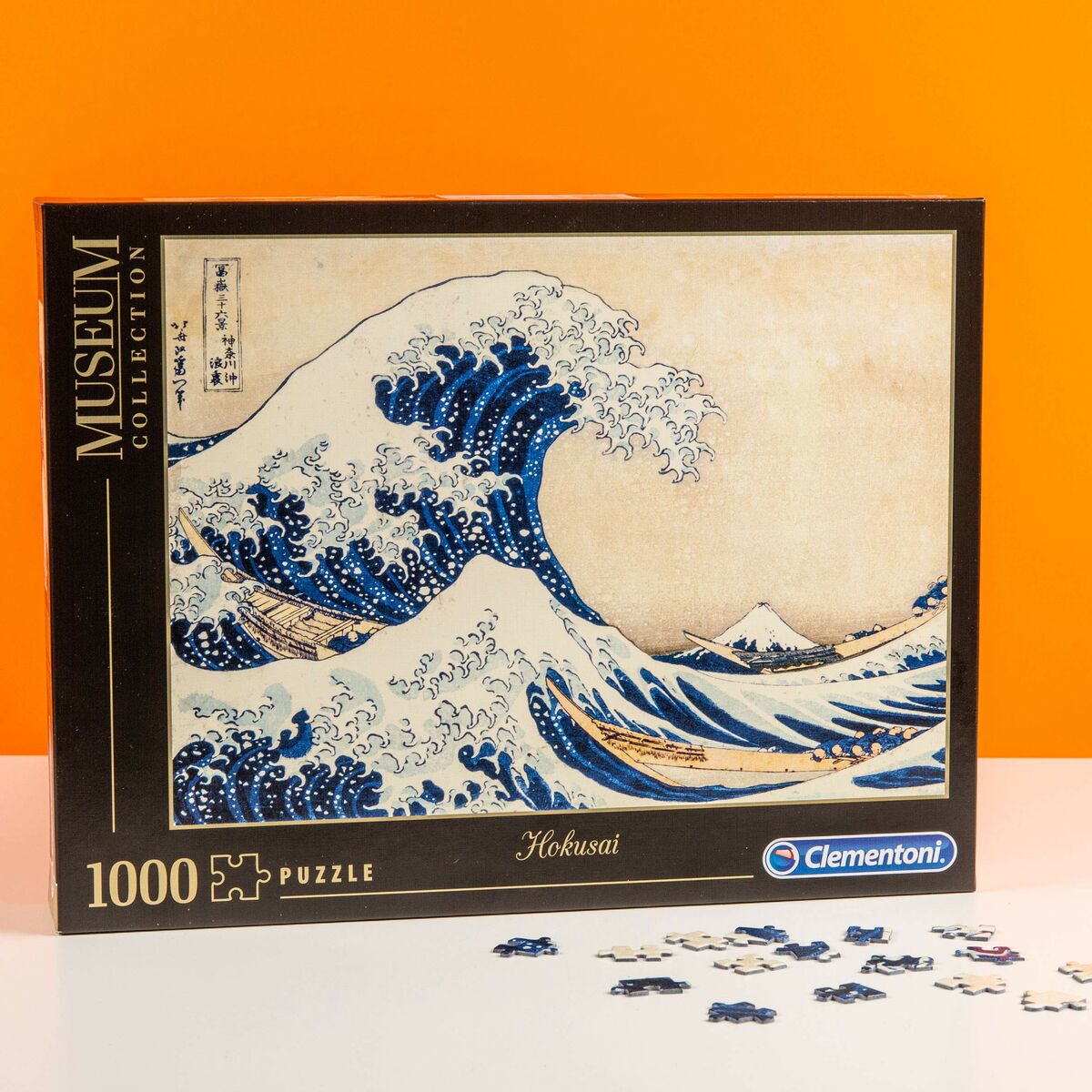 Puzzle Clementoni Museum Collection: Hokusai Great Wave 39378.7 98 x 33 Cm 1000 Kusy - Hračky a Hry Hlavolamy