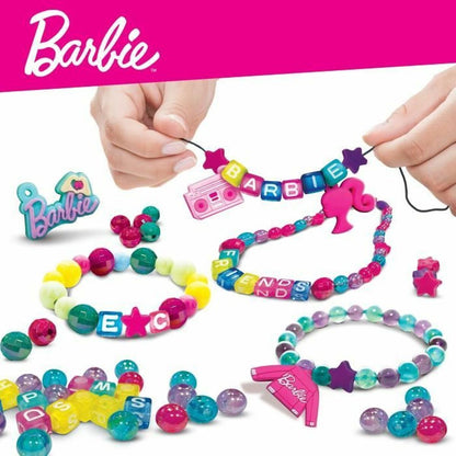 Súprava na Výrobu Náramkov Lisciani Giochi Barbie Fashion Jewelry Bag Plastické (12 Kusy) - Kreatívne Hračky