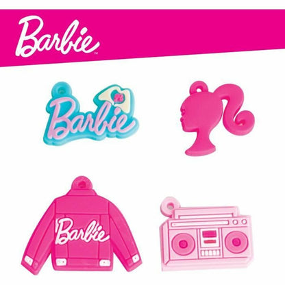 Súprava na Výrobu Náramkov Lisciani Giochi Barbie Fashion Jewelry Bag Plastické (12 Kusy) - Kreatívne Hračky