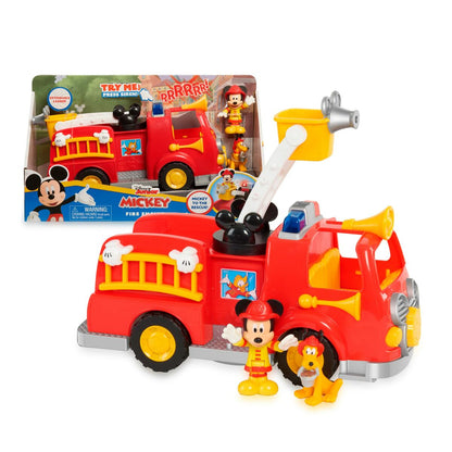 Požiarnické Auto Captain Marvel Mickey Fire Truck Led Svetlý so Zvukom - Hračky a Hry Vozidlá