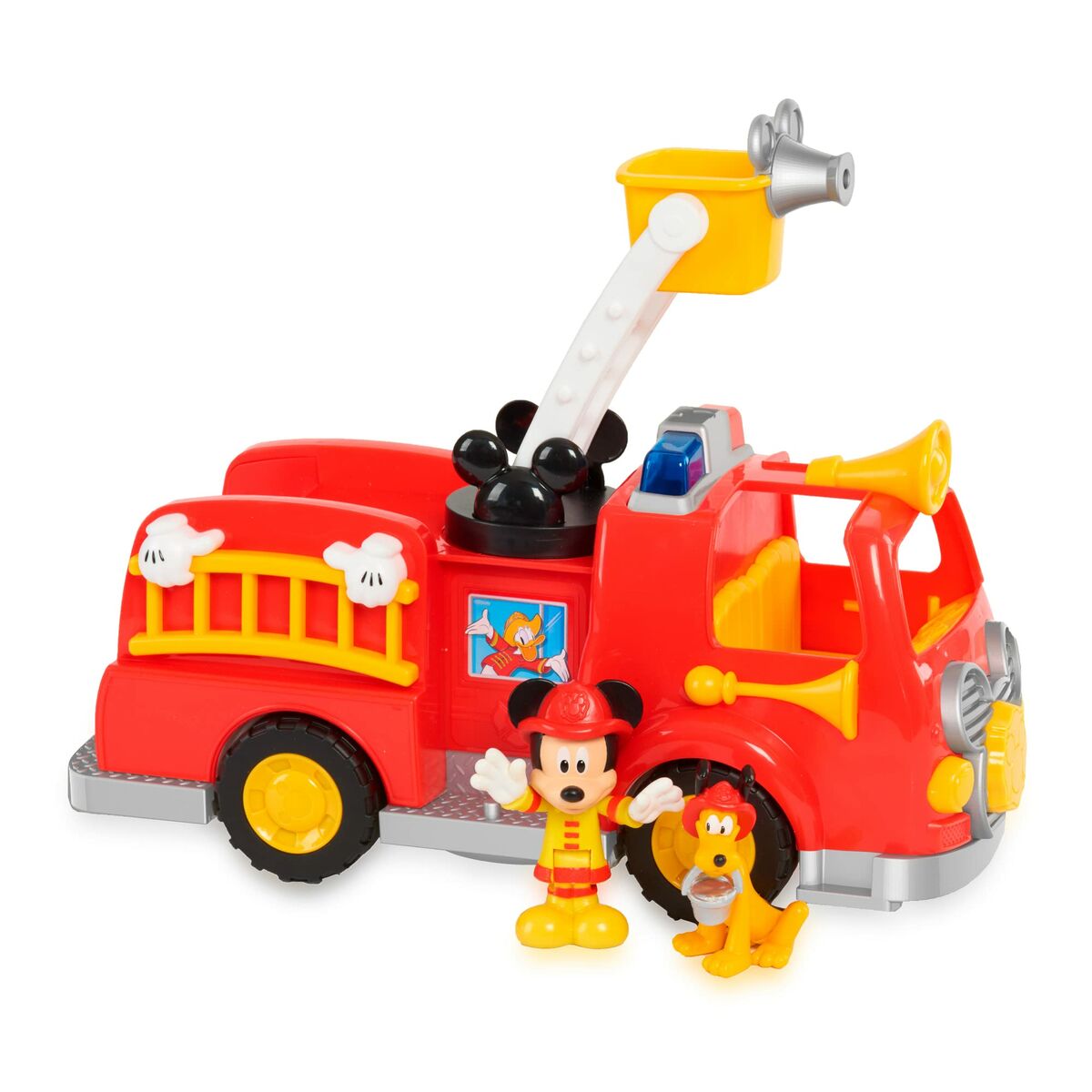 Požiarnické Auto Captain Marvel Mickey Fire Truck Led Svetlý so Zvukom - Hračky a Hry Vozidlá