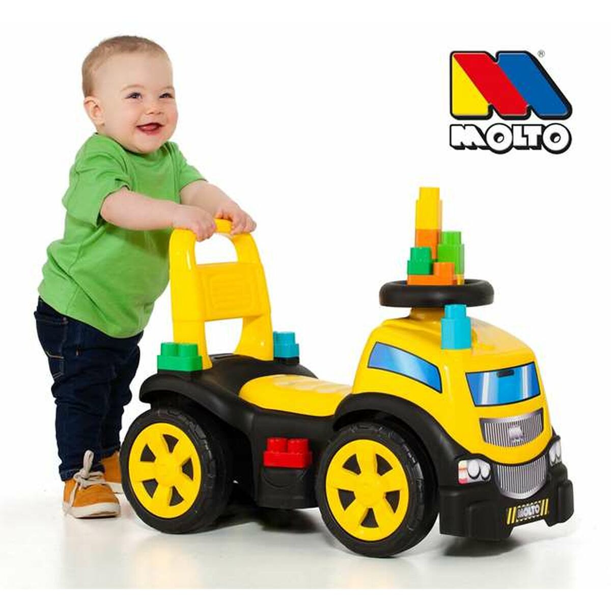 Odrážadlo Moltó Trucks And Blocks 89 Cm - Hračky a Hry Outdoor športy