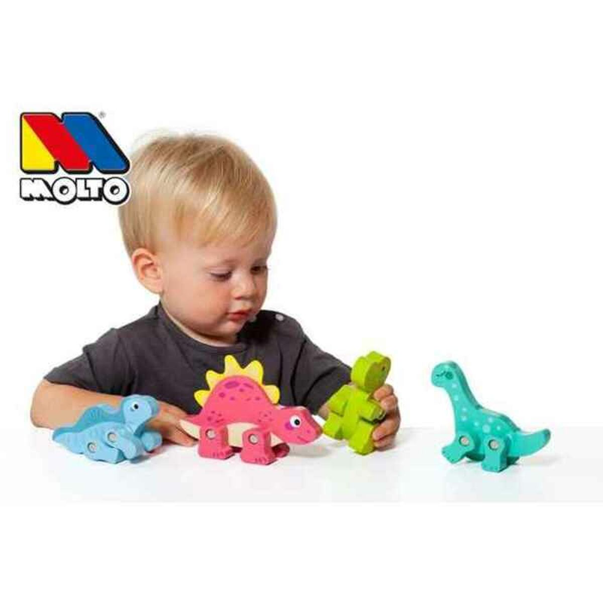 Figúrk Moltó Dino (4 Pcs) - Hračky a Hry Bábiky Postavičky