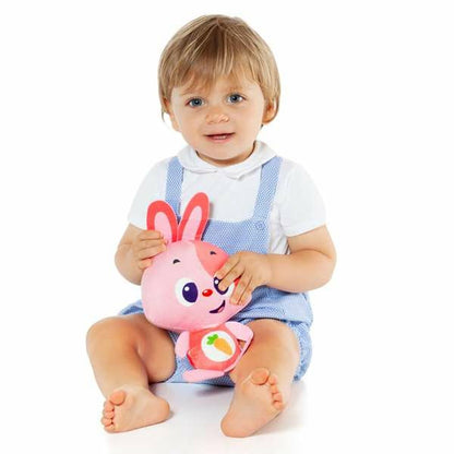 Plyšová Hračka so Zvukom Moltó Gusy Luz Baby Bunny Ružová 7,5 Cm - Hračky a Hry Plyšové Hračky