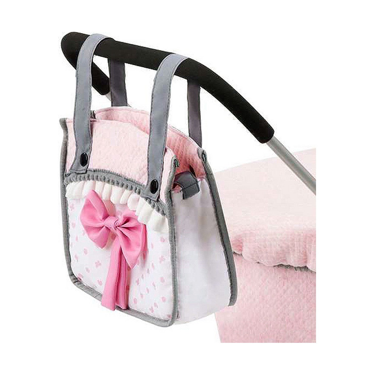 Kočík pre Bábiky Reig Dolls Pram Ružová 64 Cm - Hračky a Hry Bábiky Doplnky