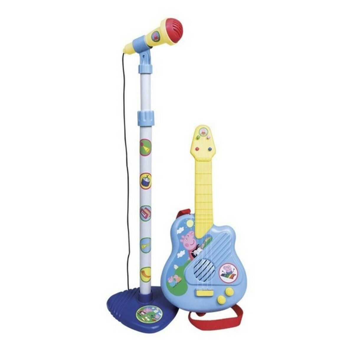 Detská Gitara + Micro Peppa Pig - Hračky a Hry Hudobné Nástroje pre Deti