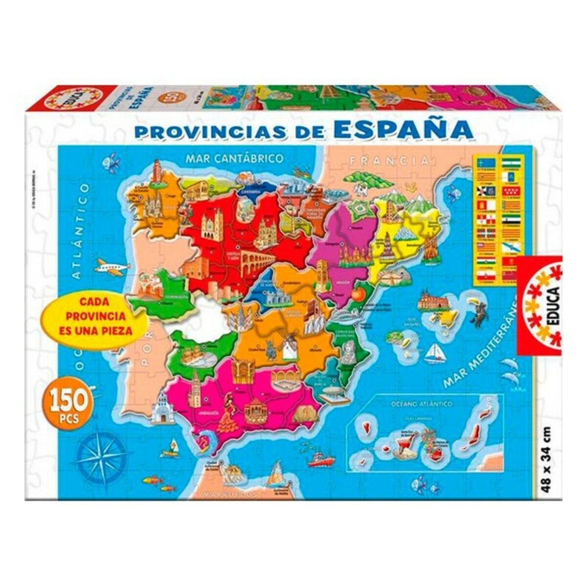 Puzzle Spain Educa (150 Pcs)