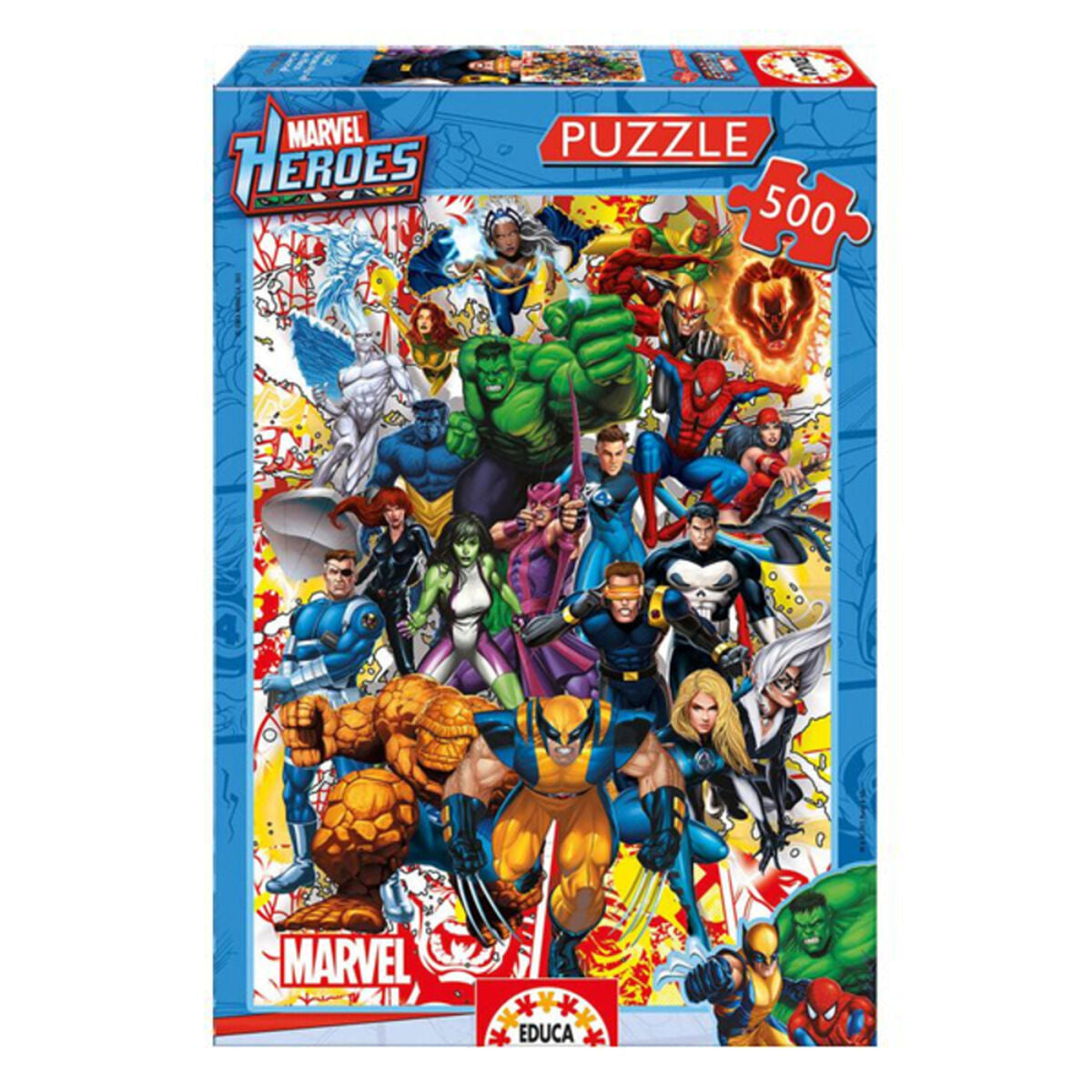 Puzzle Marvel Heroes Educa 15560 (500 Pcs)