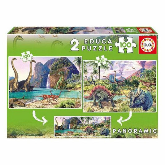 Detské Puzzle Dino World Educa 200 Kusov - Hračky a Hry Puzzle Hlavolamy