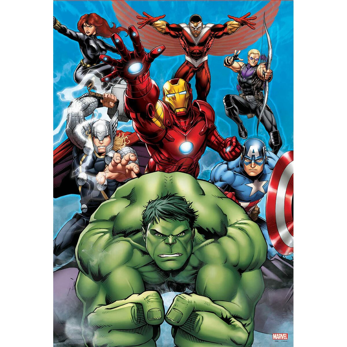 Puzzle The Avengers Super Heroes 200 Kusy 40 x 28 Cm - Hračky a Hry Hlavolamy