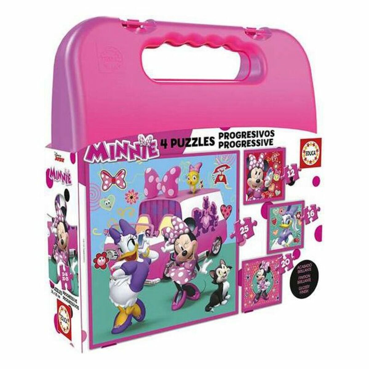 Puzzle Minnie Educa 17638 (12-16-20-25 Pcs) - Hračky a Hry Hlavolamy