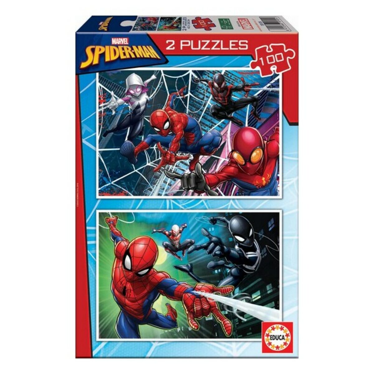 Puzzle Spiderman Educa (100 Pcs) - Hračky a Hry Hlavolamy