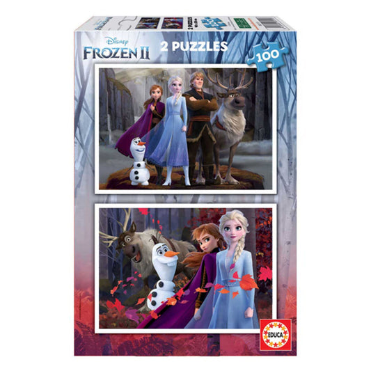 Puzzle Frozen 2 Educa (100 Pcs) - Hračky a Hry Hlavolamy