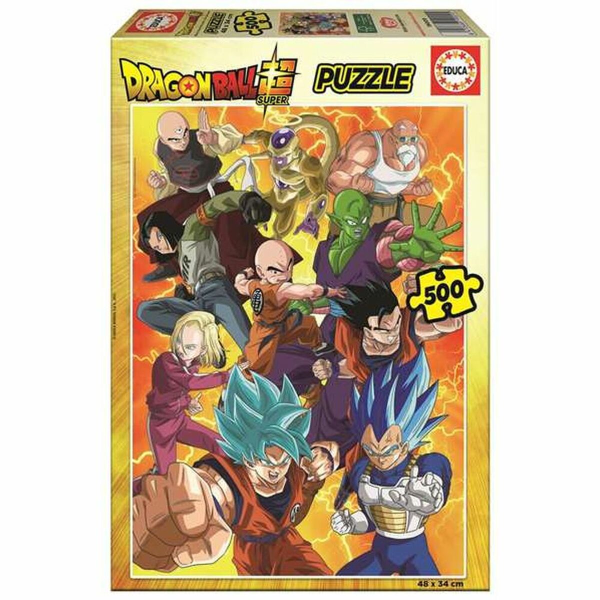 Puzzle Educa Dragon Ball Super (500 Pcs) - Hračky a Hry Hlavolamy