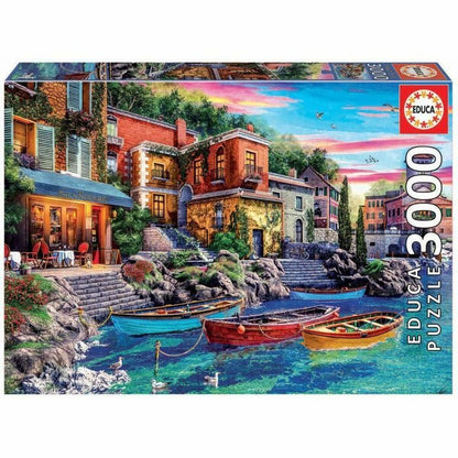 Puzzle Educa Sunset In Como Italy 19052 3000 Kusy - Hračky a Hry Hlavolamy