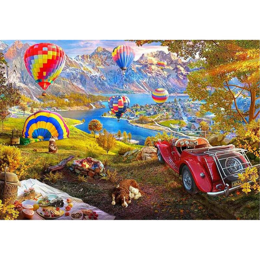 Puzzle Educa The Valley Of Hot Air Balloons 3000 Kusy