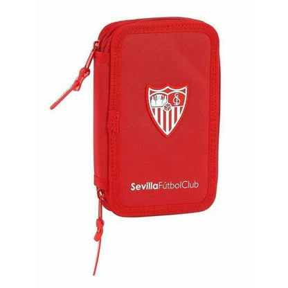 Dvojitý Peračník Plumier Sevilla Fútbol Club M854 červená športový 28 Kusy 12.5 x 19.5 4 Cm - Kancelária