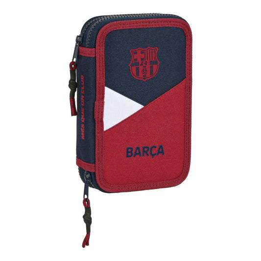 Dvojitý Peračník Plumier F.c. Barcelona Corporativa Modrá Hnedočervená (12.5 x 19.5 4 Cm) (28 Pcs) - Kancelária