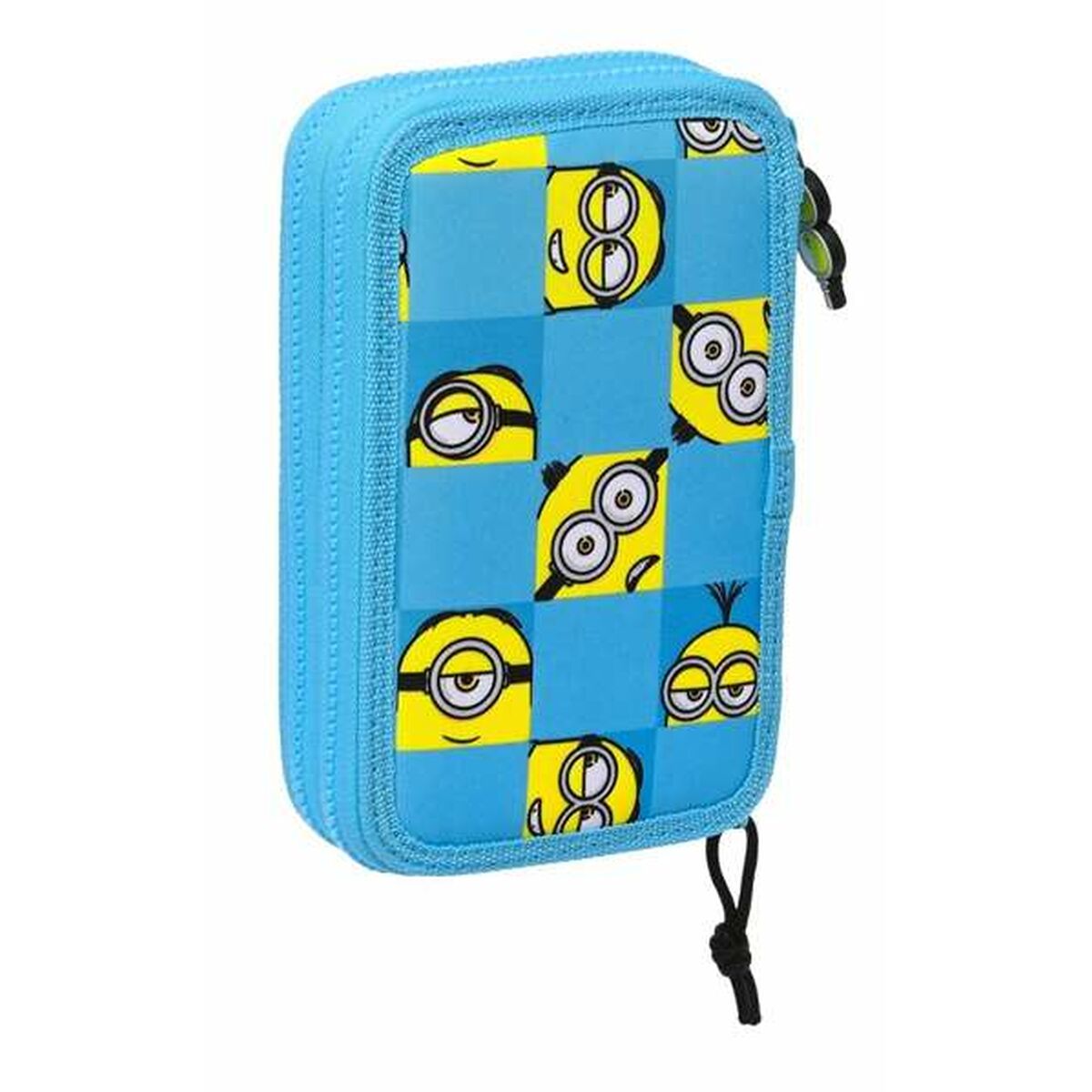 Dvojitý Peračník Plumier Minions Minionstatic Modrá 12,5 x 19,5 4 Cm - Kancelária a Kancelárske Potreby školský